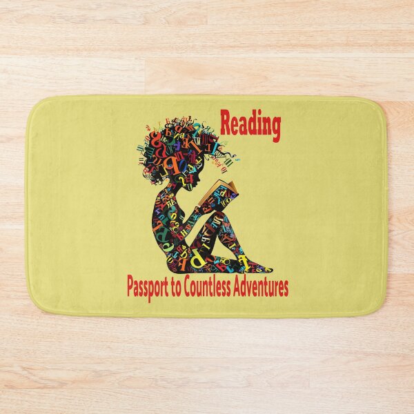 Item preview, Reading: Passport to Countless Adventures, Book Lovers designed and sold by Bliss Find And Design.