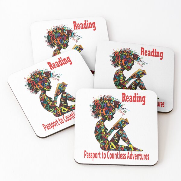 Item preview, Reading: Passport to Countless Adventures, Book Lovers designed and sold by Bliss Find And Design.