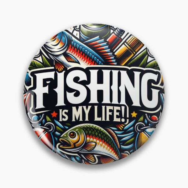 Item preview, Fishing Is My Life! designed and sold by PassionforLove.