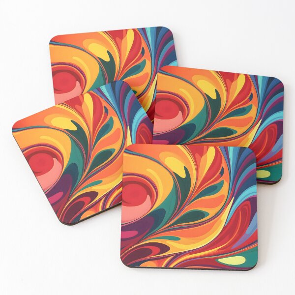 Item preview, Abstract Vibrant Swirls: Colorful Digital Art designed and sold by MrKATORSKI.