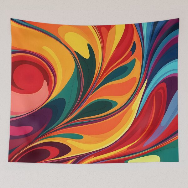 Item preview, Abstract Vibrant Swirls: Colorful Digital Art designed and sold by MrKATORSKI.