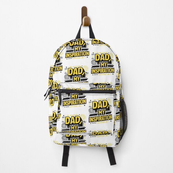 Item preview, Dad, My Inspiration: Motivational Father's Day Typography Art designed and sold by HahaHandlesHub.