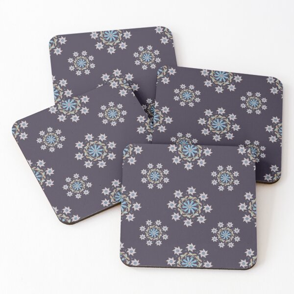 Item preview, floral, spring, radial, pattern, feathers, pinwheels designed and sold by TinkerBird.