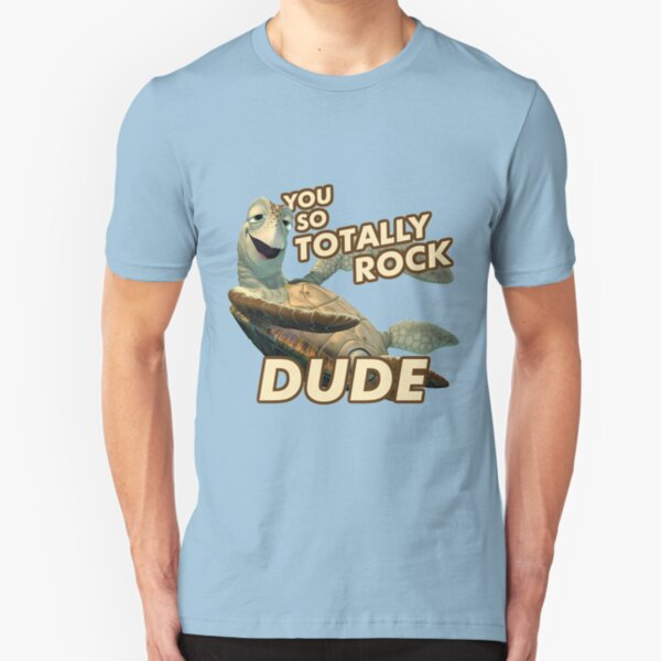 Crush from Finding Nemo Slim Fit T-Shirt
