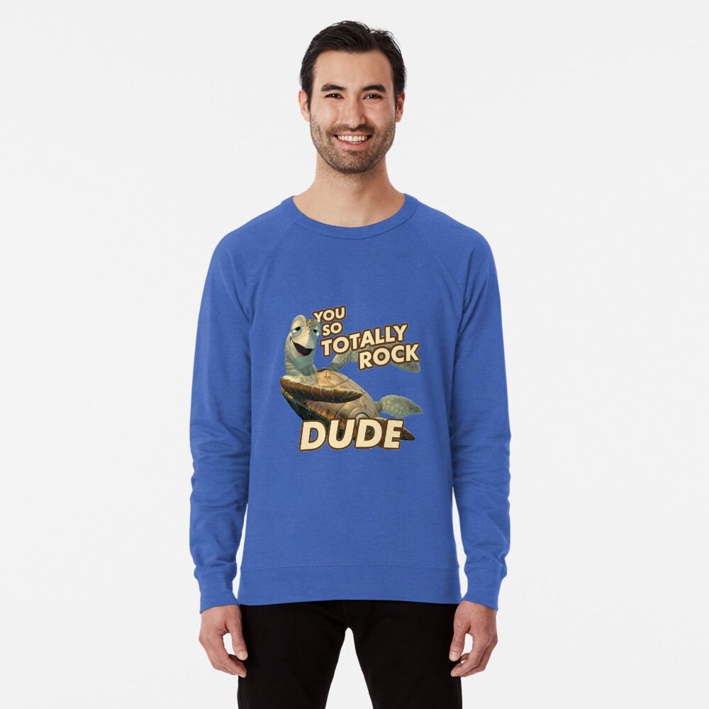 Crush from Finding Nemo" Lightweight Sweatshirt for Sale by normanlikescats  | Redbubble