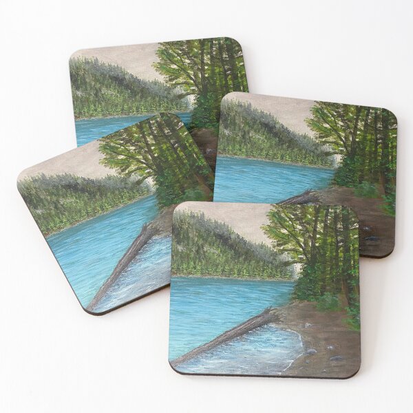 Item preview, Acrylic painting of McLeod lake. designed and sold by FelicityNelson.