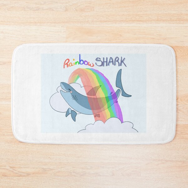 Item preview, Rainbow Shark designed and sold by AdorafoxStudios.