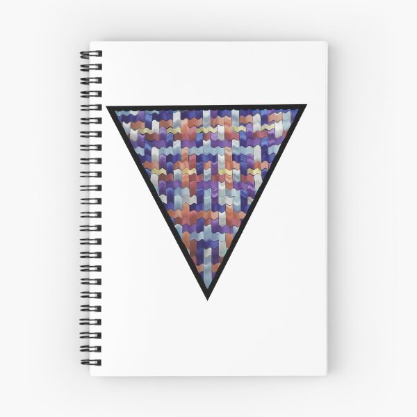 Item preview, Ribbons Rainbow Triangle Purple Blue Sienna designed and sold by Aryxaba.