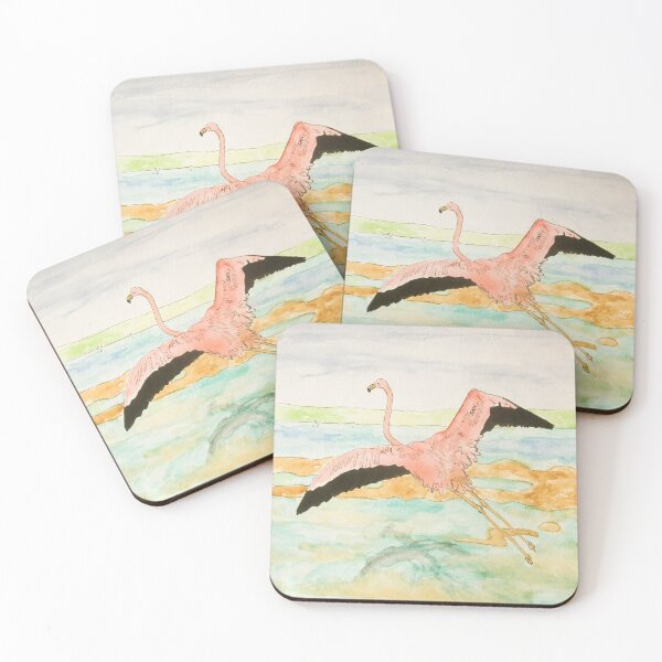 Item preview, Flamingo Watercolor designed and sold by TurnipWilson.