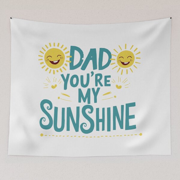 Item preview, Dad, You're My Sunshine: Cheerful Father's Day Illustration designed and sold by HahaHandlesHub.