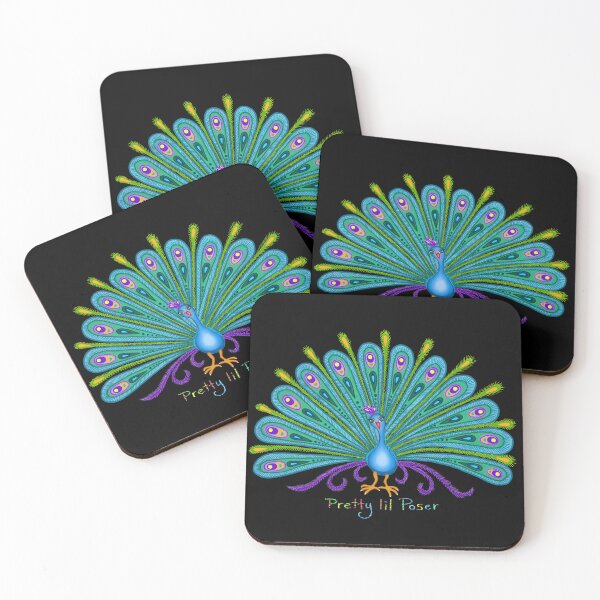 Item preview, Pretty Posing Peacock designed and sold by Soozie Wray.