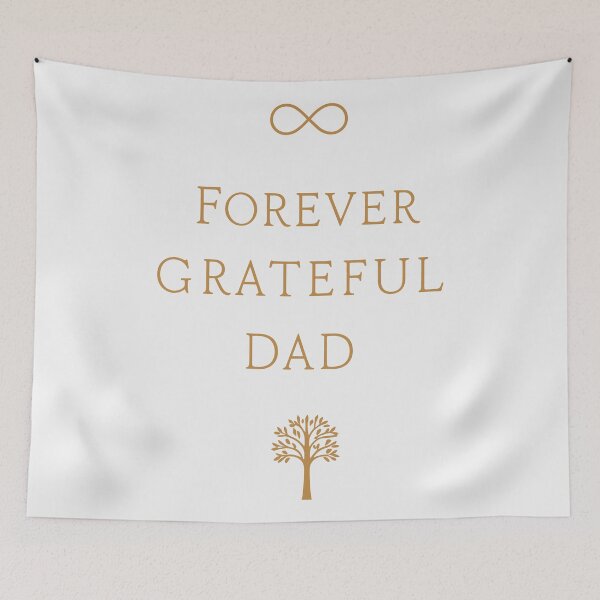 Item preview, Forever Grateful Dad: Timeless Father's Day Tribute designed and sold by HahaHandlesHub.