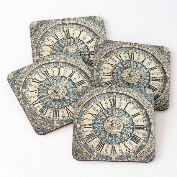 Item preview, Timeless Ticks: Vintage Clock Art designed and sold by bb-15artstudio.