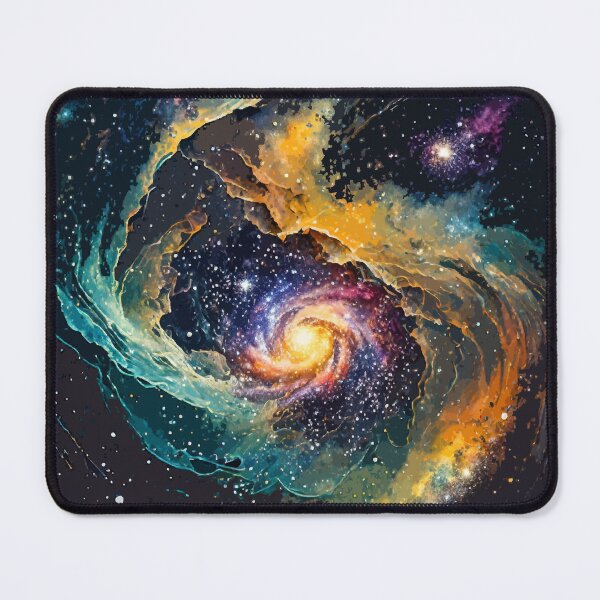 Item preview, Cosmic Collisions: Abstract Galaxy Art designed and sold by bb-15artstudio.