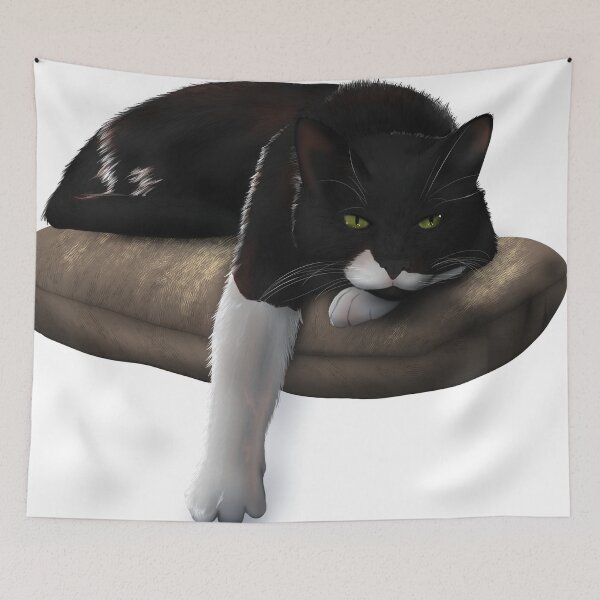 Item preview, Cozy Cat, Transparent BG designed and sold by StaticKlingShop.