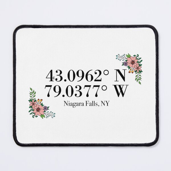 Item preview, Niagara Falls, NY Coordinates designed and sold by mynameisliana.