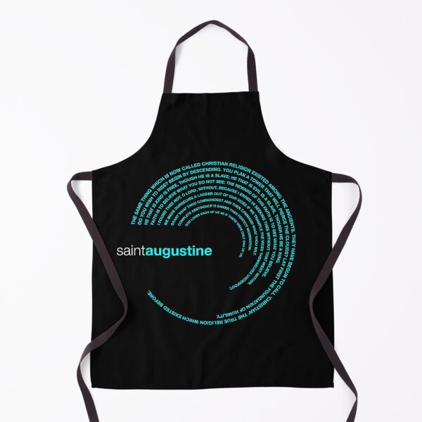 Item preview, Saint Augustine famous quotes poster [aqua] designed and sold by CMYKStudio.