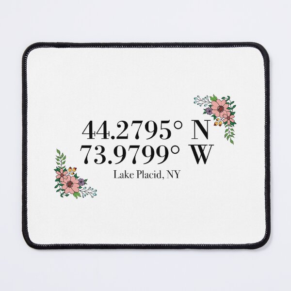 Item preview, Lake Placid, NY Coordinates designed and sold by mynameisliana.