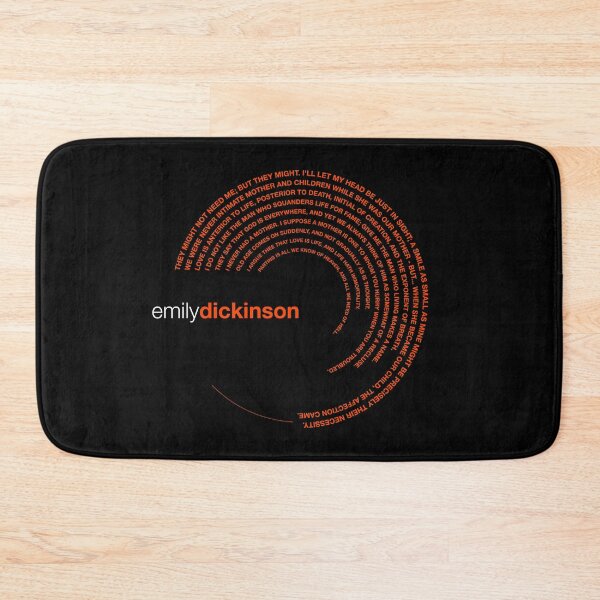 Item preview, Emily Dickinson famous quotes poster [orangered] designed and sold by CMYKStudio.