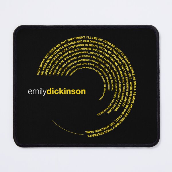 Item preview, Emily Dickinson famous quotes poster [gold] designed and sold by CMYKStudio.