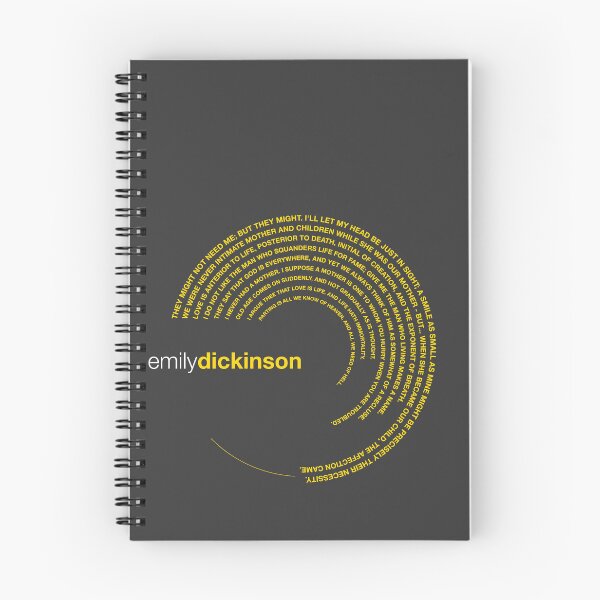 Item preview, Emily Dickinson famous quotes poster [gold] designed and sold by CMYKStudio.