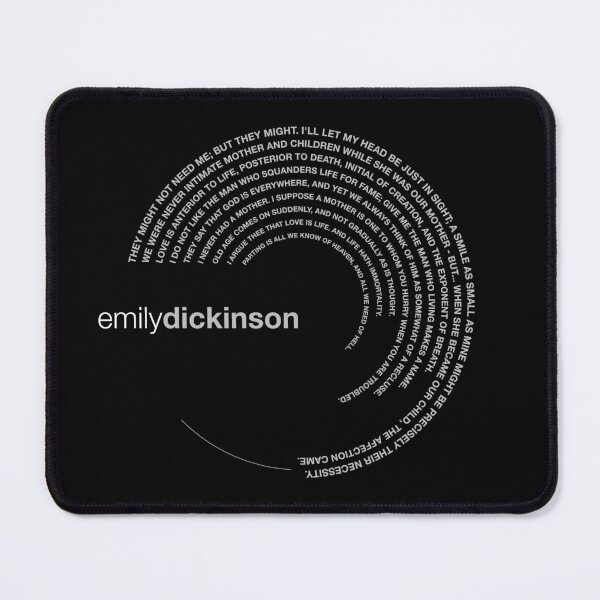 Item preview, Emily Dickinson famous quotes poster [silver] designed and sold by CMYKStudio.
