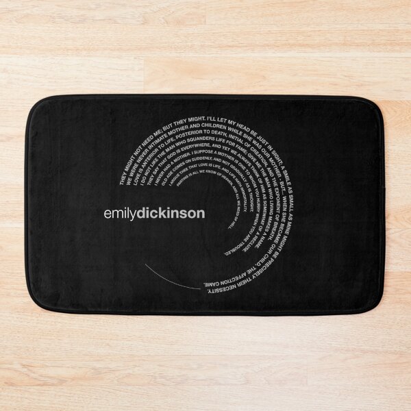 Item preview, Emily Dickinson famous quotes poster [silver] designed and sold by CMYKStudio.