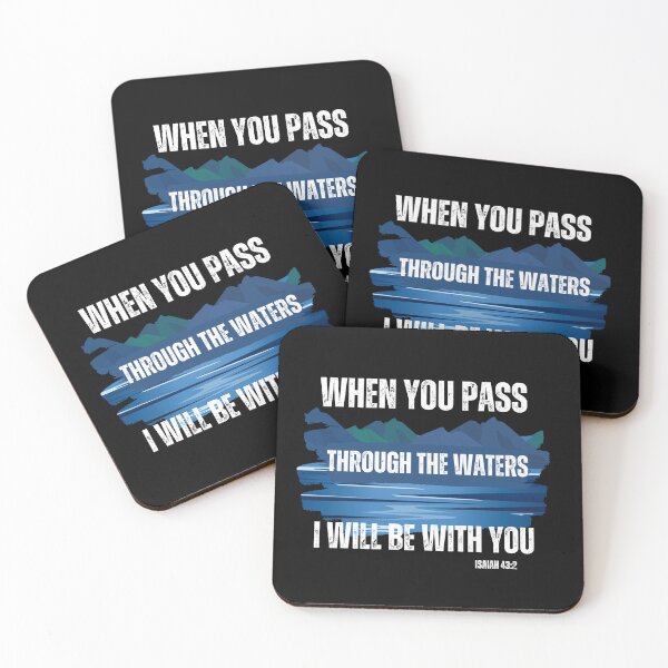 Item preview, Scripture Isaiah 43:2 designed and sold by bible-prints.