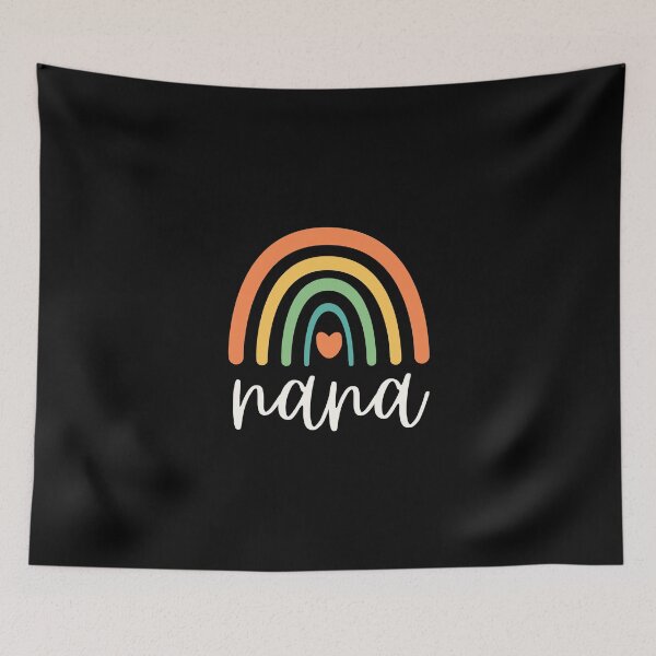 Item preview, Nana- Colorful Rainbow - Heart - Family Reunion designed and sold by patternjp.