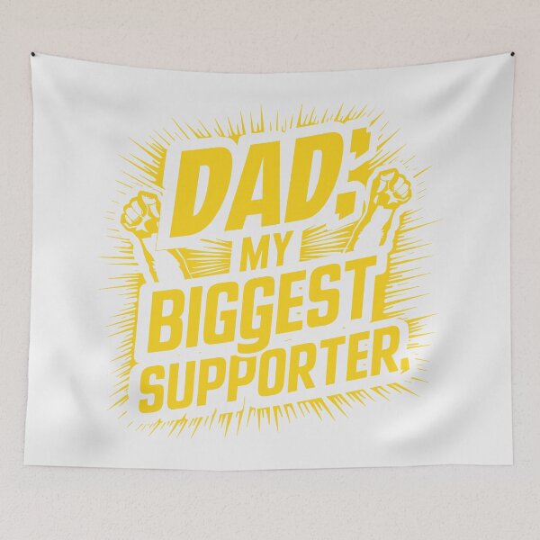 Item preview, Dad, My Biggest Supporter: Empowering Father's Day Design designed and sold by HahaHandlesHub.