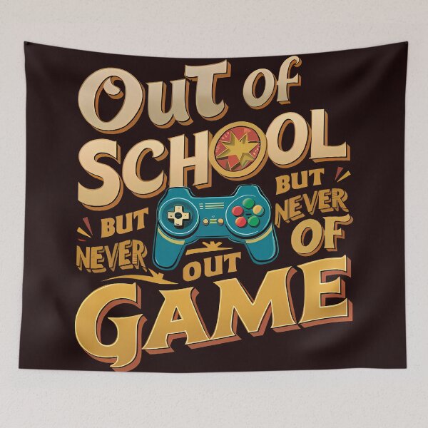 Item preview, Never Out Of Game designed and sold by Markerinx.