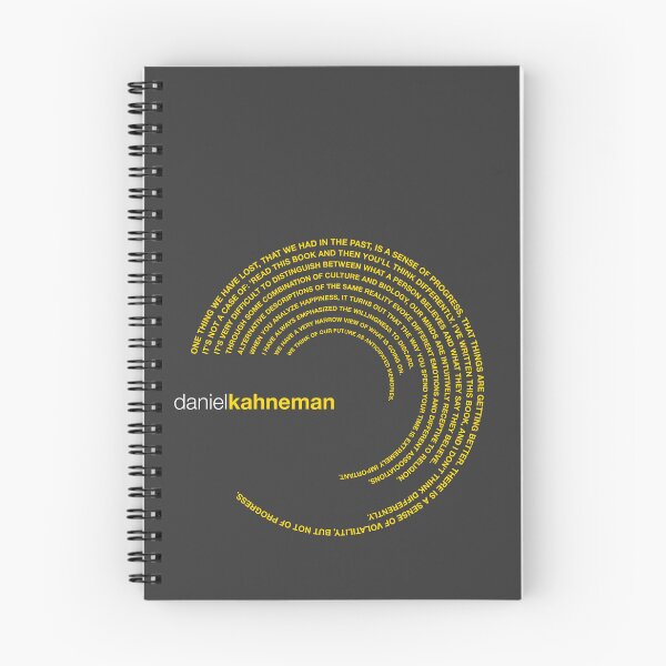 Item preview, Daniel Kahneman famous quotes poster [gold] designed and sold by CMYKStudio.