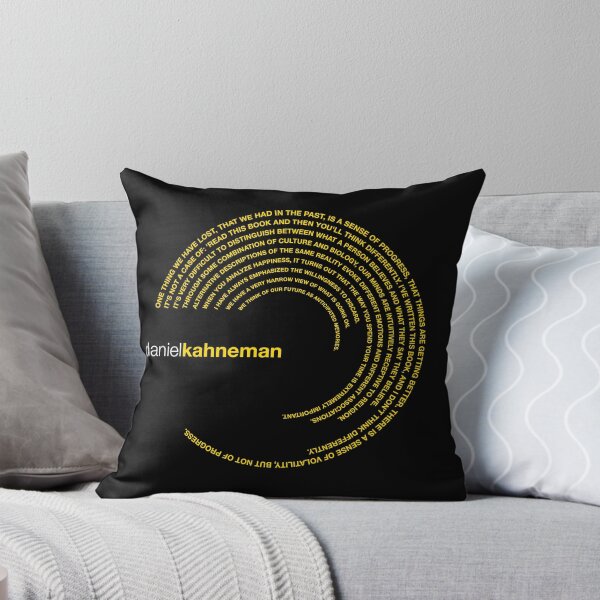 Item preview, Daniel Kahneman famous quotes poster [gold] designed and sold by CMYKStudio.