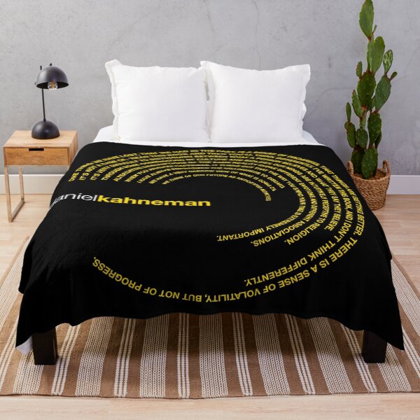 Item preview, Daniel Kahneman famous quotes poster [gold] designed and sold by CMYKStudio.