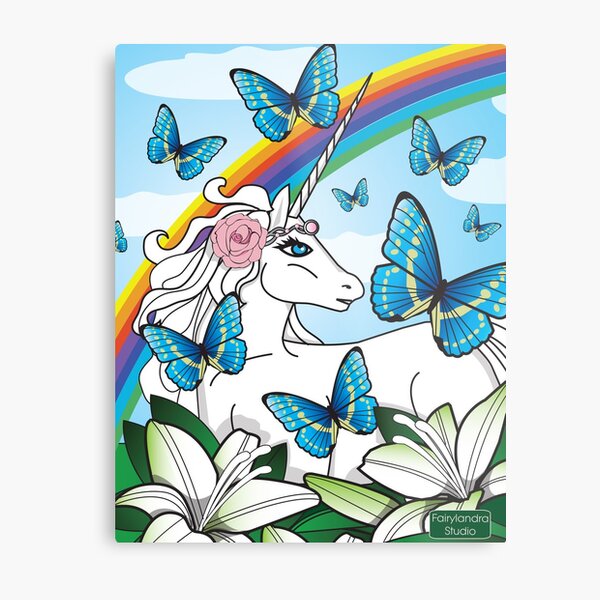 Unicorn Queen Metal Print