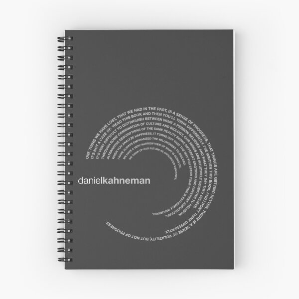 Item preview, Daniel Kahneman famous quotes poster [silver] designed and sold by CMYKStudio.