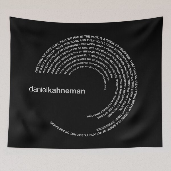 Item preview, Daniel Kahneman famous quotes poster [silver] designed and sold by CMYKStudio.
