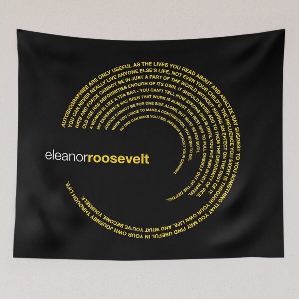 Item preview, Eleanor Roosevelt famous quotes poster [gold] designed and sold by CMYKStudio.