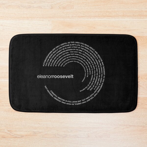 Item preview, Eleanor Roosevelt famous quotes poster [silver] designed and sold by CMYKStudio.