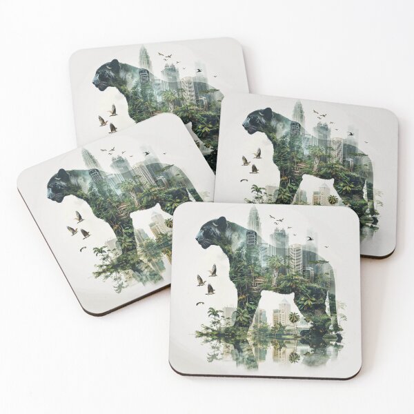 Item preview, Wild life. Tiger, jaguar. The symbiosis of the city and nature designed and sold by Anastasiia Yurevych.