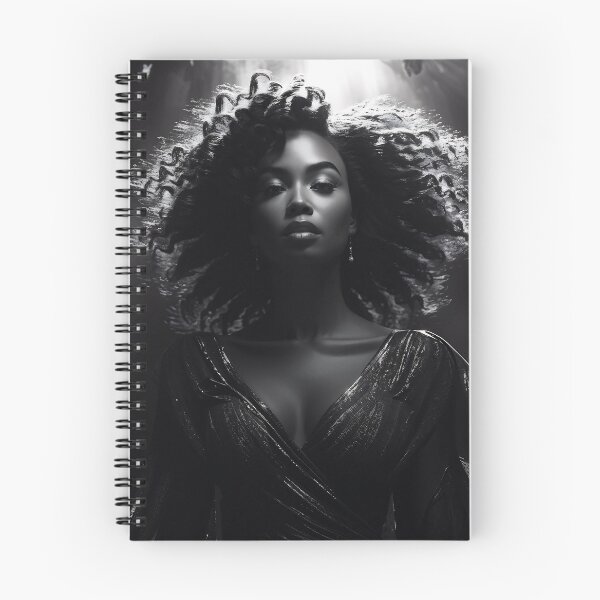 Item preview, Ebony Beauty: Black and White Digital Art Still designed and sold by Not Hugo.