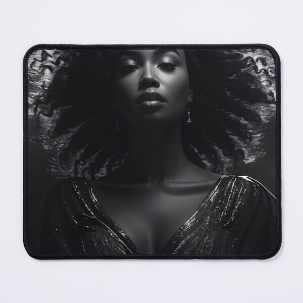 Item preview, Ebony Beauty: Black and White Digital Art Still designed and sold by Not Hugo.