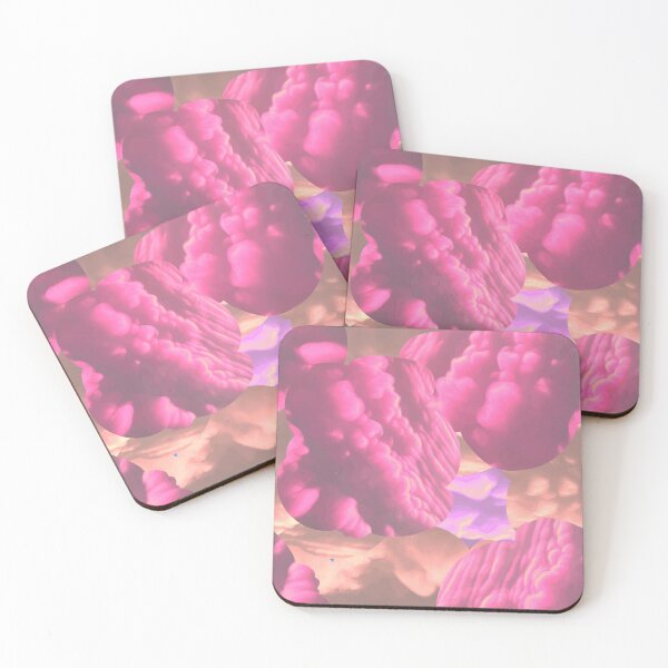 Item preview, Pink White Clouds / White Pink Clouds / Sky Photography / After the Hail Storm - Repeat Pattern designed and sold by Victoria Rose.