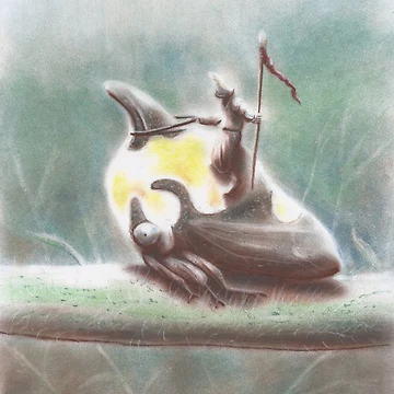 Artwork thumbnail, Treehopper Rider by EderArt