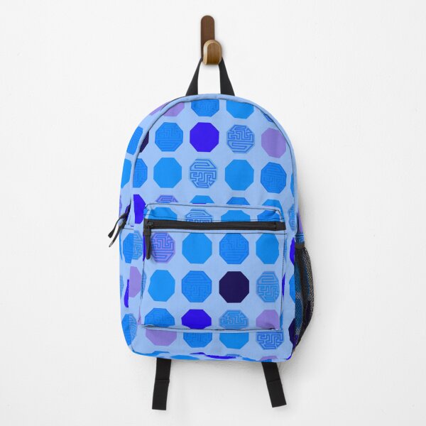 Item preview, Happy Hexagons (Blue) designed and sold by EarlyBirdEva.