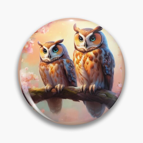 Item preview, owls on a branch designed and sold by janjacbu.