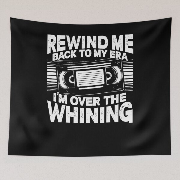 Item preview, Funny Gen X Generation X Rewind Me Back designed and sold by Crush Retro®.