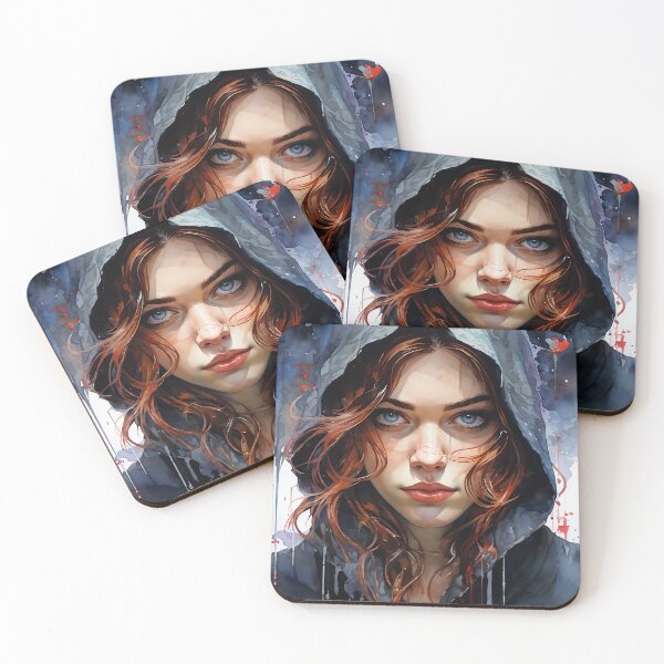 Item preview, Captivating Precision: Watercolor Portrait  designed and sold by Not Hugo.