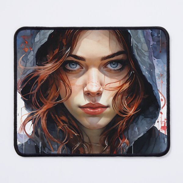 Item preview, Captivating Precision: Watercolor Portrait  designed and sold by Not Hugo.