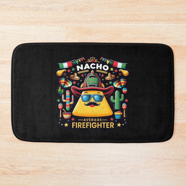 Item preview, Nacho Average Firefighter Bombero designed and sold by Lollipoppastel.